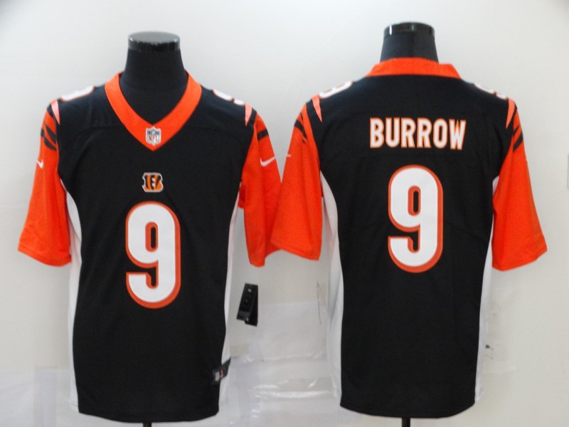 Cincinnati Bengals Limited Black Men burrow Jersey NFL Footballl #9 Vapor Untouchable->cincinnati bengals->NFL Jersey
